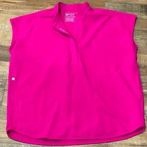 Figs Raspberry Sorbet Rafaela Scrub Top